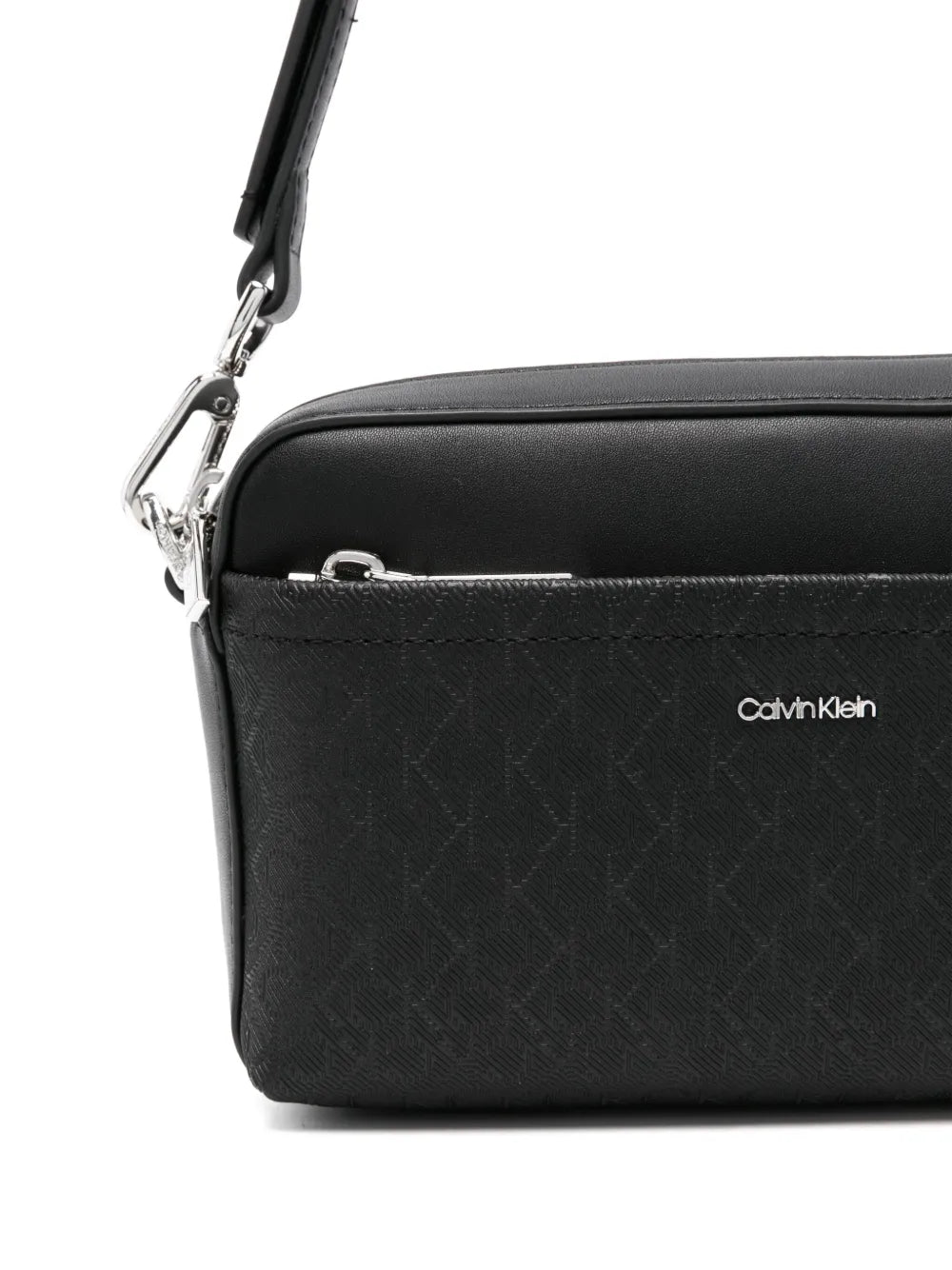 Calvin Klein Monogram Crossbody Bag — Same as shown — Size One Size — Top View