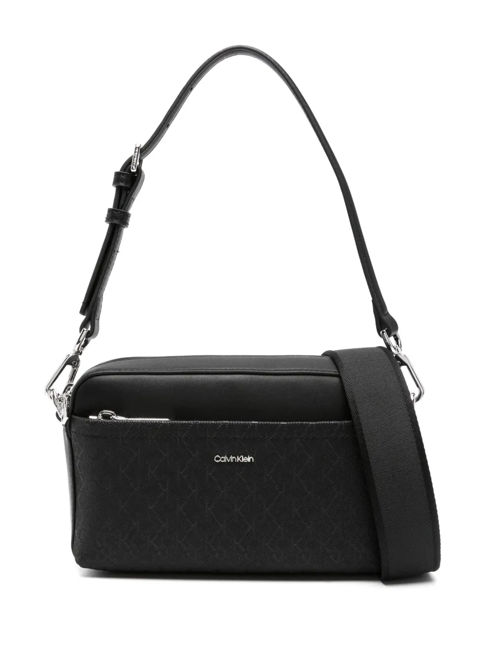 Calvin Klein Monogram Crossbody Bag — Same as shown — Size One Size — Front View