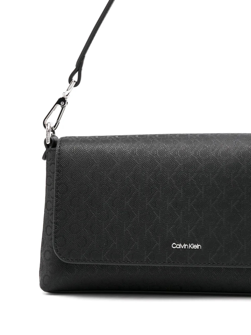 Calvin Klein Monogram Logo Shoulder Bag — Same as shown — Size One Size — Top View