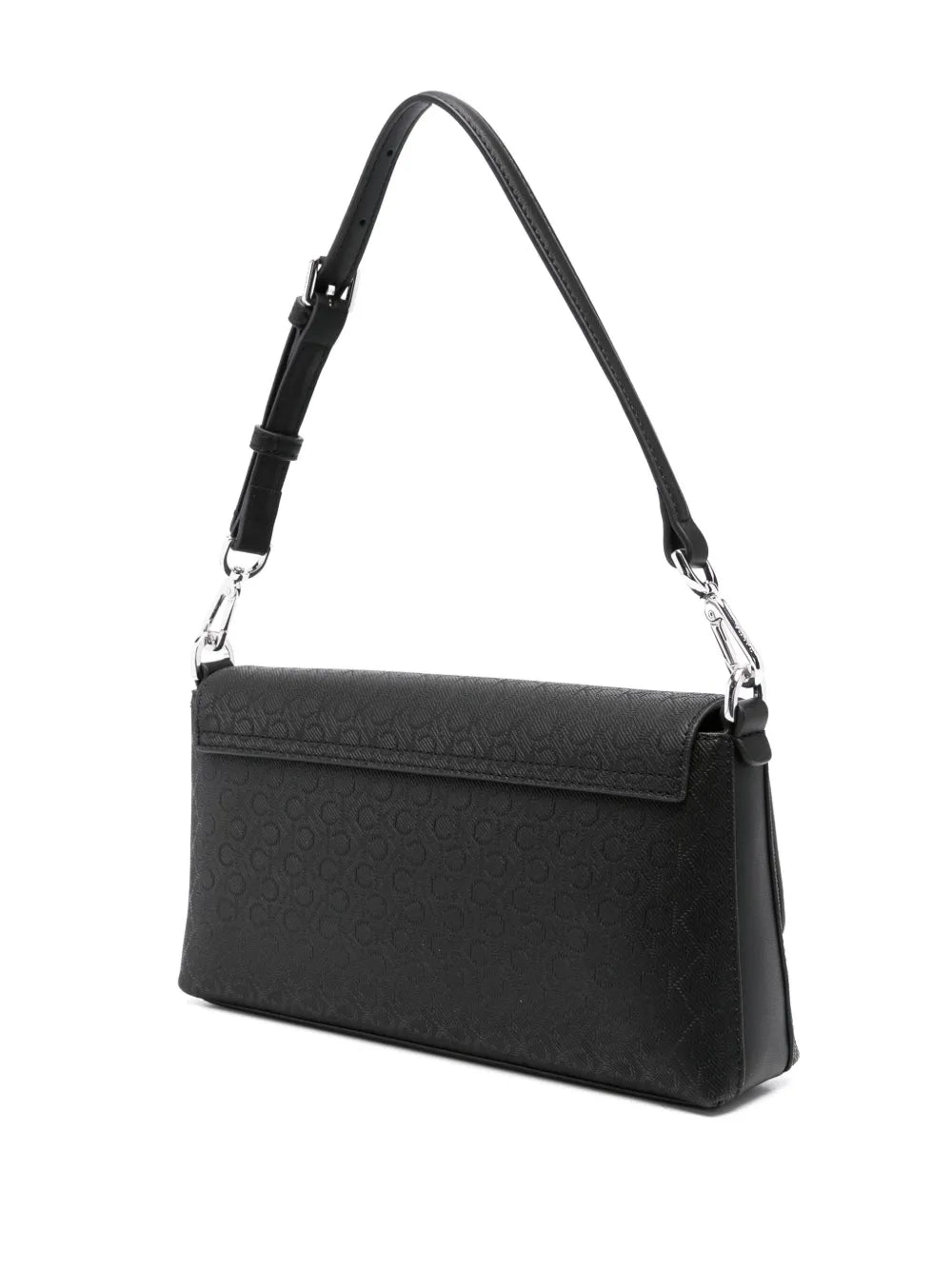 Calvin Klein Monogram Logo Shoulder Bag — Same as shown — Size One Size — Back View