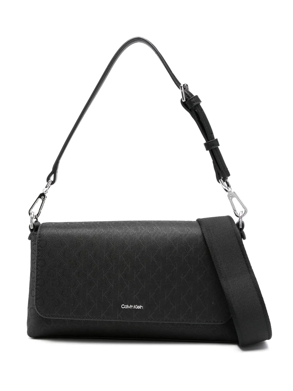 Calvin Klein Monogram Logo Shoulder Bag — Same as shown — Size One Size — Front View