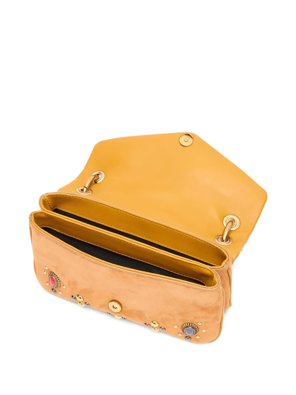 Roberto Cavalli Stone Embellished Shoulder Bag — Same as shown — Size One Size — Detail View