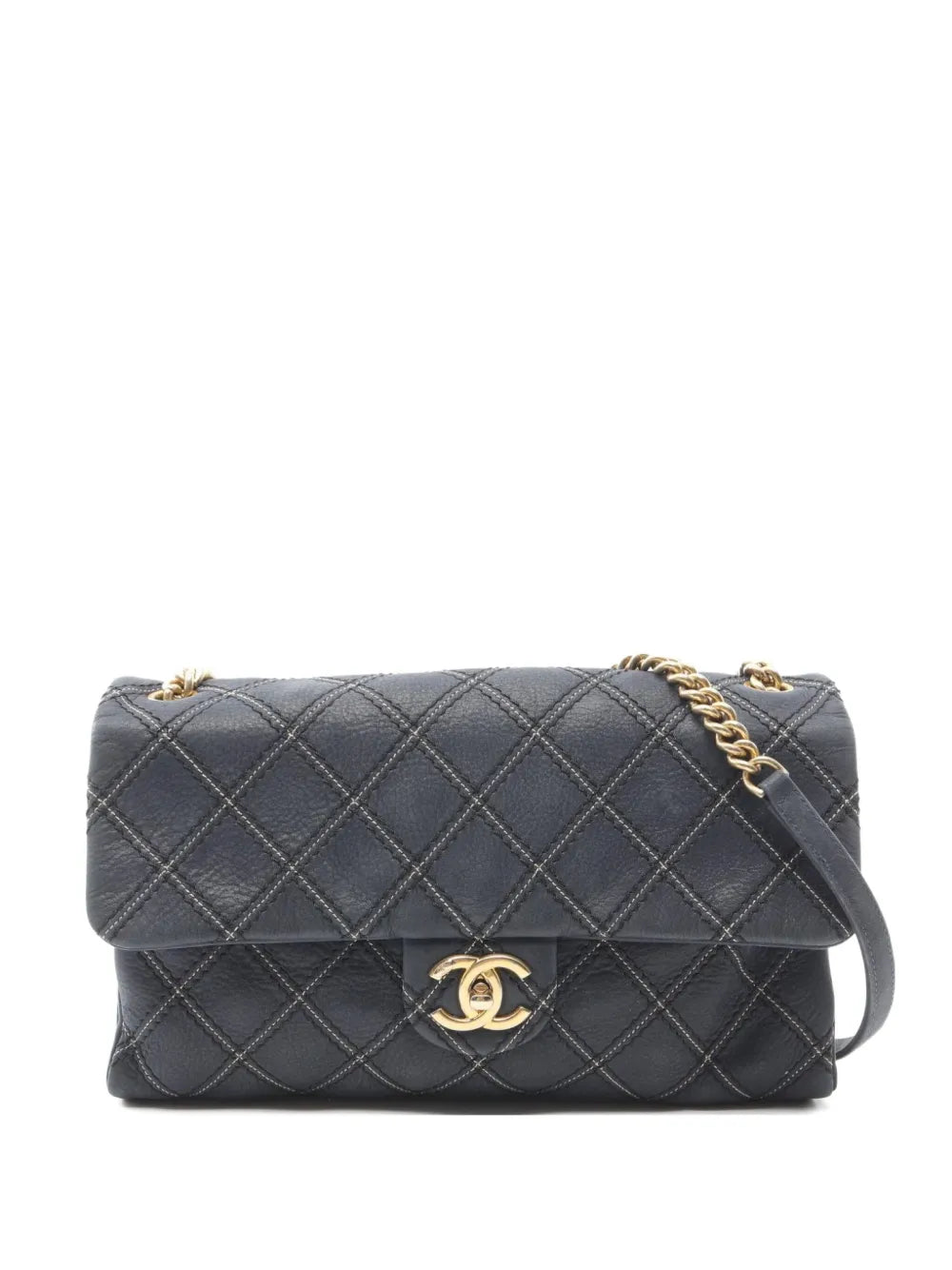 Chanel Pre Owned 2014 Quilted Shoulder Bag — Same as shown — Size One Size — Front View