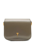 Ami Paris Paris Paris Glazed Leather Bag — Same as shown — Size One Size — Front View