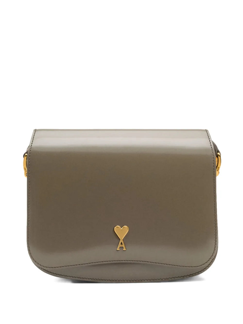 Ami Paris Paris Paris Glazed Leather Bag — Same as shown — Size One Size — Front View