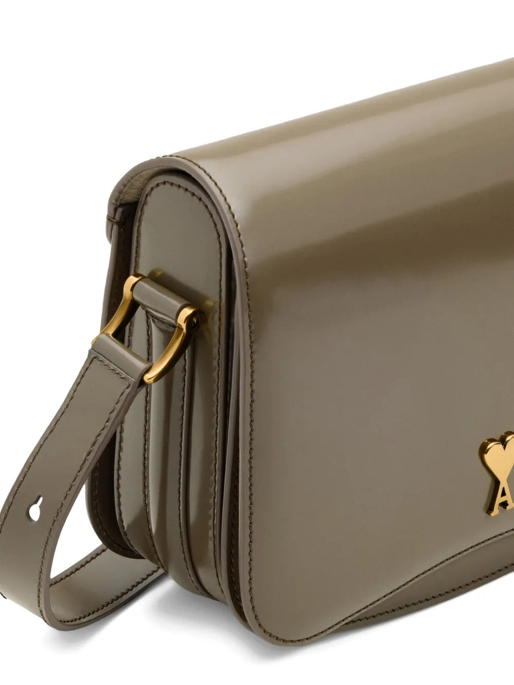 Ami Paris Paris Paris Glazed Leather Bag — Same as shown — Size One Size — Lifestyle View