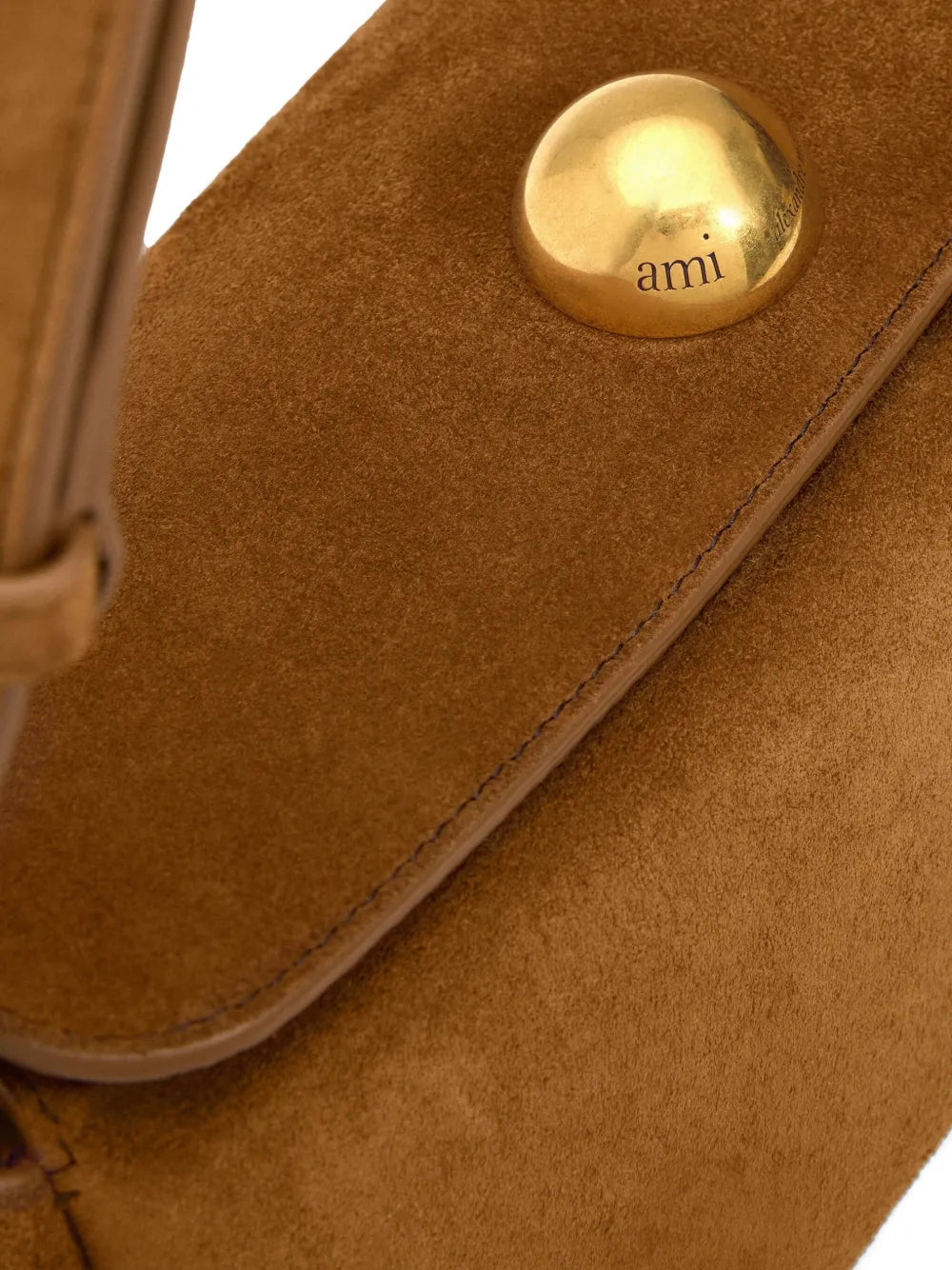 Ami Paris Carrousel Suede Bag — Same as shown — Size One Size — Top View