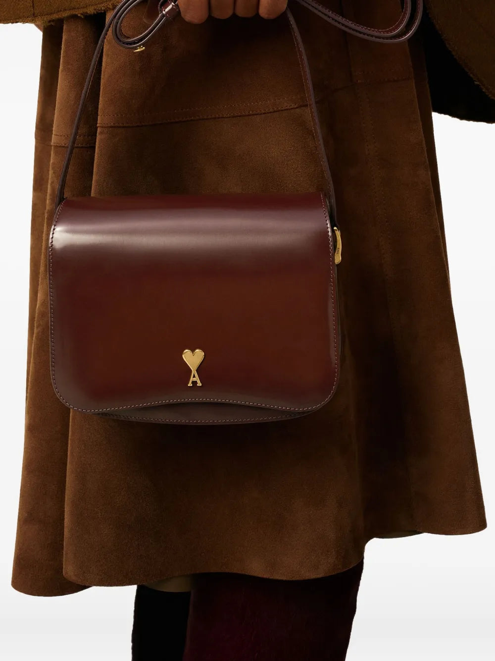 Ami Paris Paris Paris Shoulder Bag — Same as shown — Size One Size — Back View