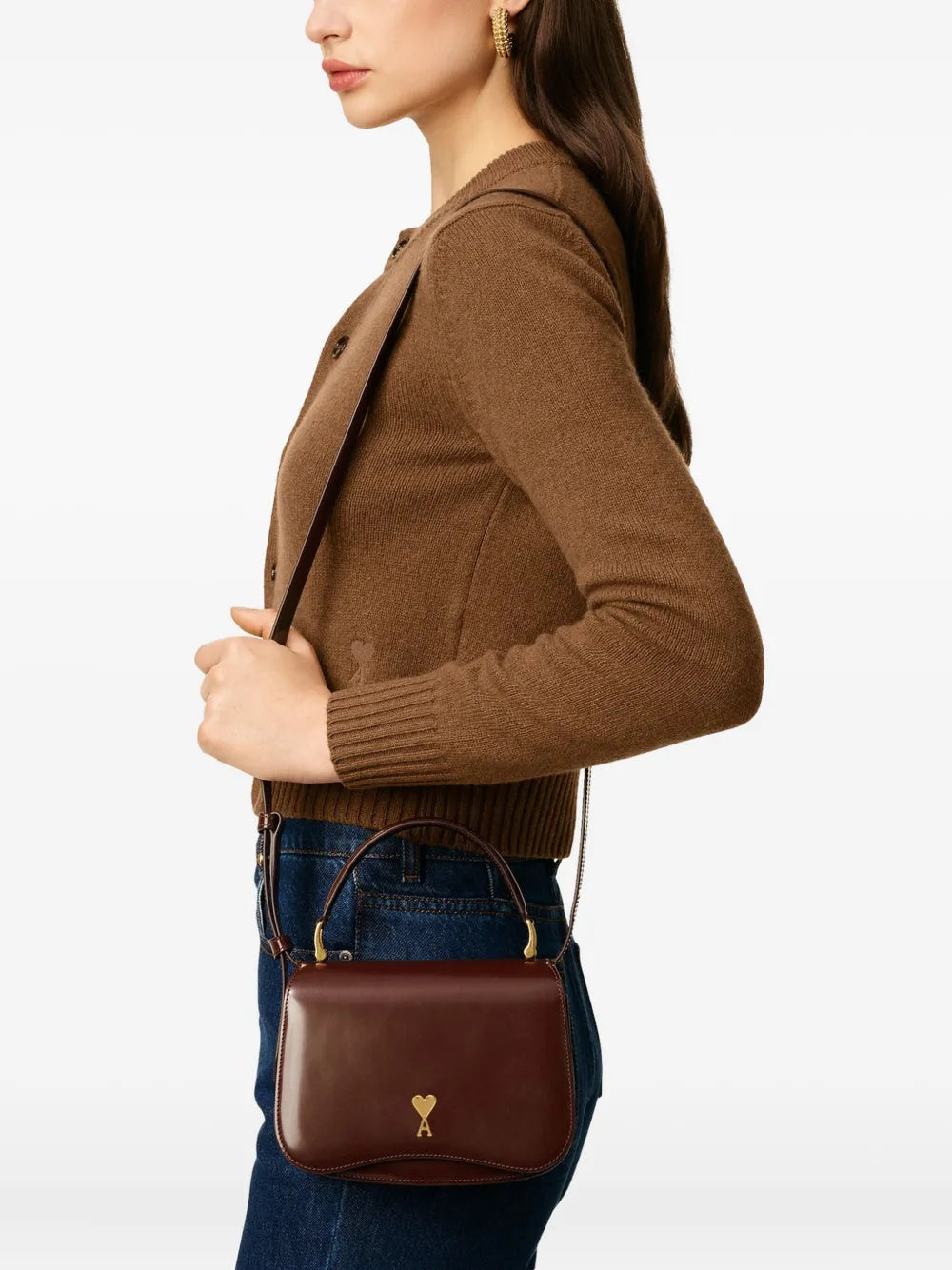 Ami Paris Paris Paris Shoulder Bag — Same as shown — Size One Size — Back View