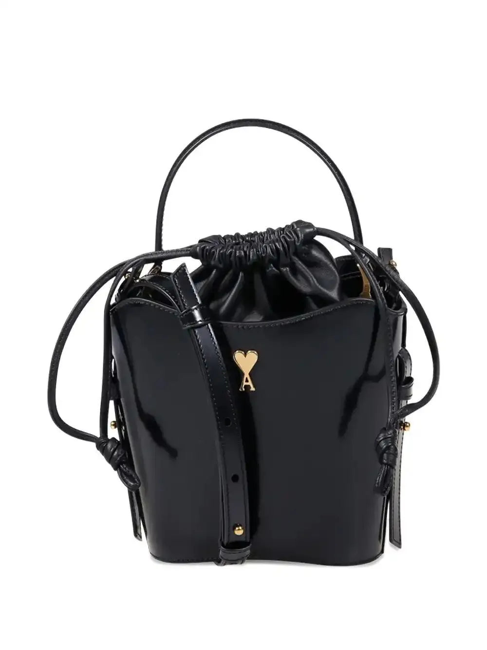 Ami Paris Mini Paris Paris Bucket Bag — Same as shown — Size One Size — Front View