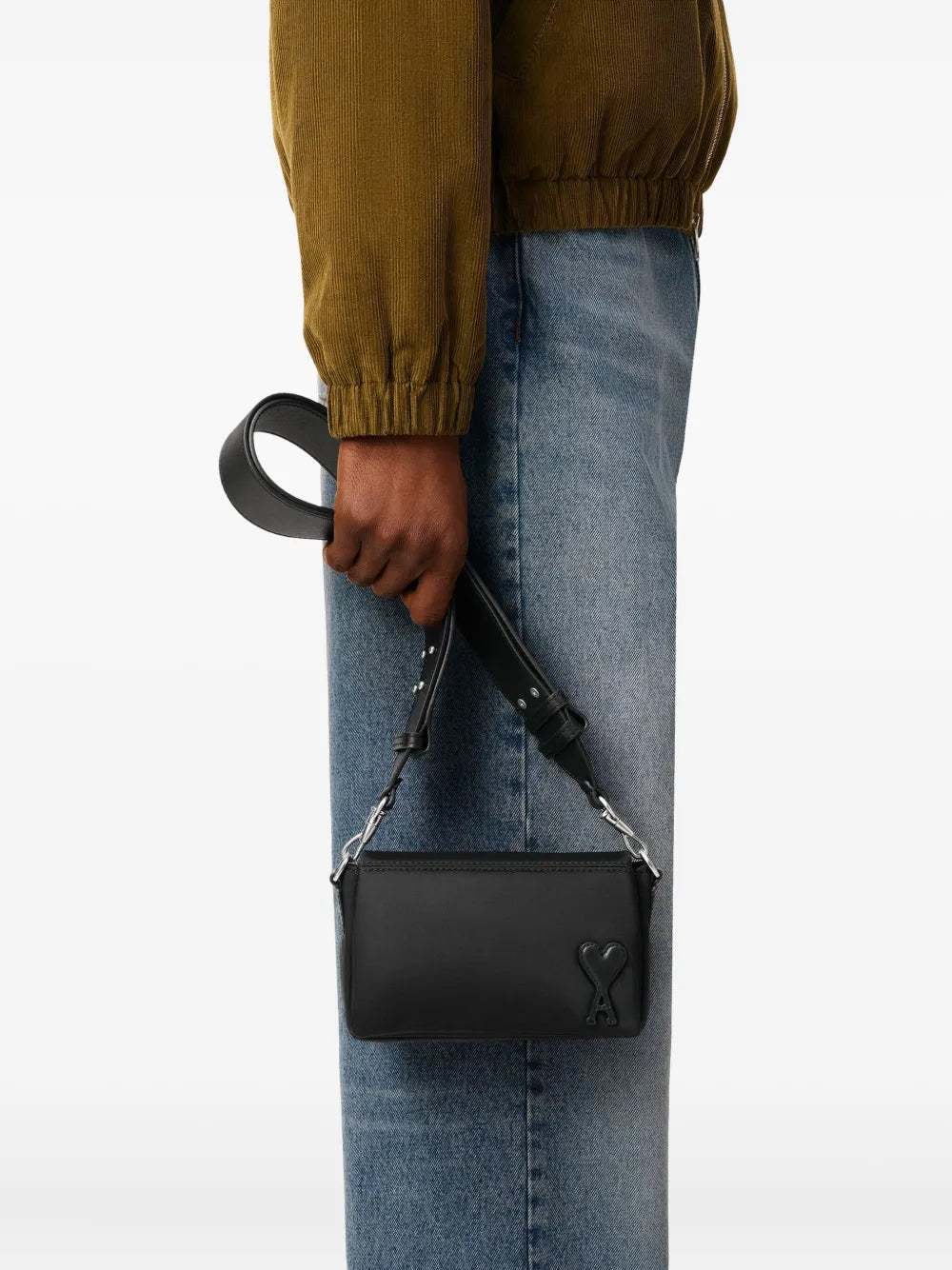 Ami Paris Marcel Shoulder Bag — Same as shown — Size One Size — Side View