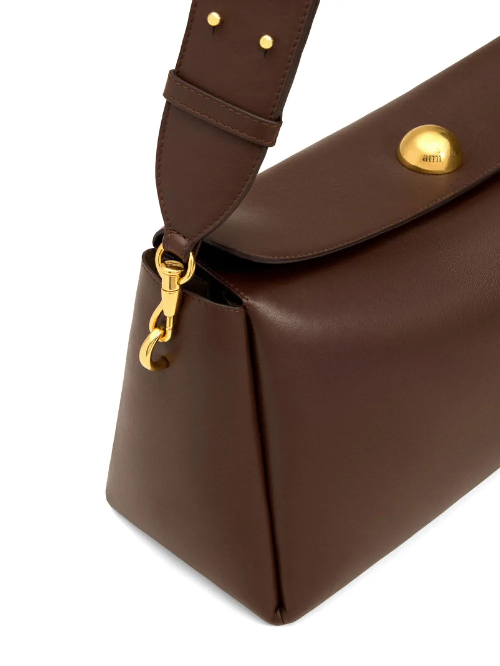 Ami Paris Medium Carrousel Leather Bag — Same as shown — Size One Size — Detail View