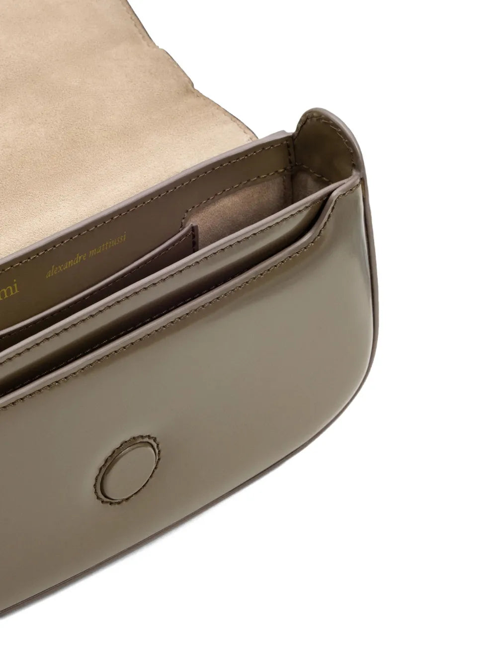 Ami Paris Small Paris Paris Leather Crossbody Bag — Same as shown — Size One Size — Lifestyle View