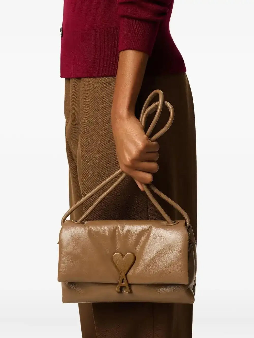 Ami Paris Voulez Vous Shoulder Bag — Same as shown — Size One Size — Back View