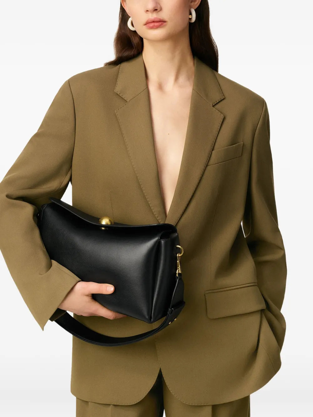 Ami Paris Medium Carrousel Shoulder Bag — Same as shown — Size One Size — Back View