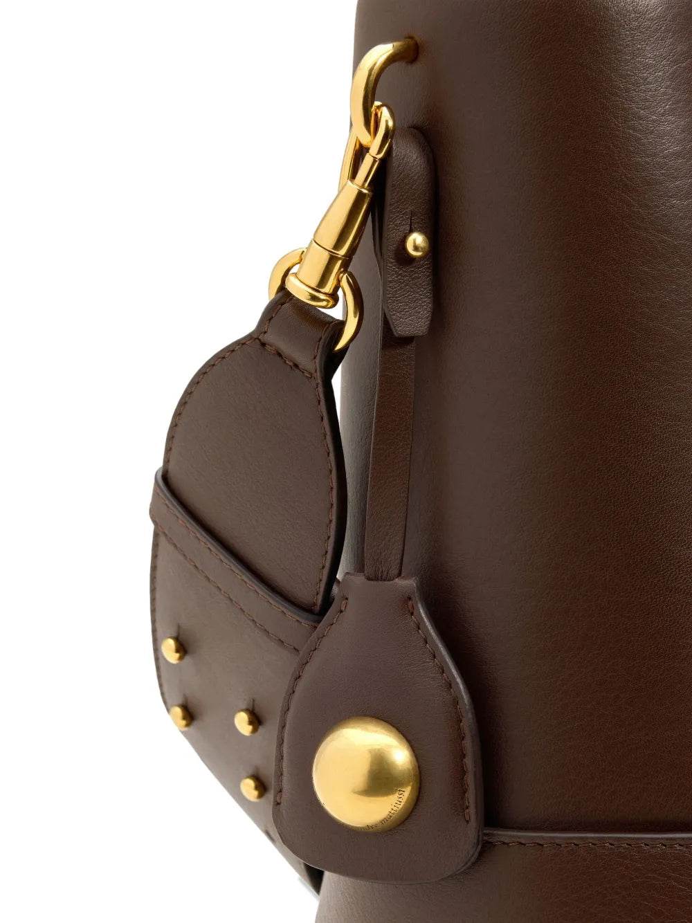 Ami Paris Carrousel Leather Bucket Bag — Same as shown — Size One Size — Detail View