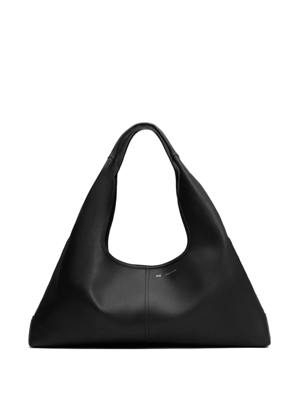 Ami Paris Etienne Leather Shoulder Bag — Same as shown — Size One Size — Front View