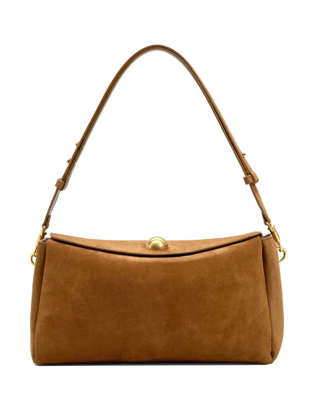 Ami Paris Medium Carrousel Suede Bag — Same as shown — Size One Size — Front View