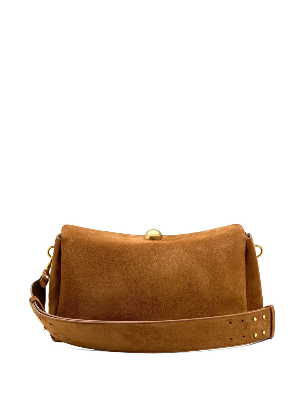 Ami Paris Medium Carrousel Suede Bag — Same as shown — Size One Size — Top View
