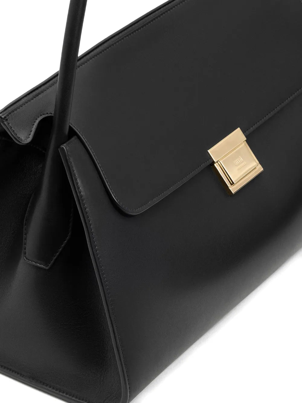 Ami Paris Mimi Leather Shoulder Bag — Same as shown — Size One Size — Detail View
