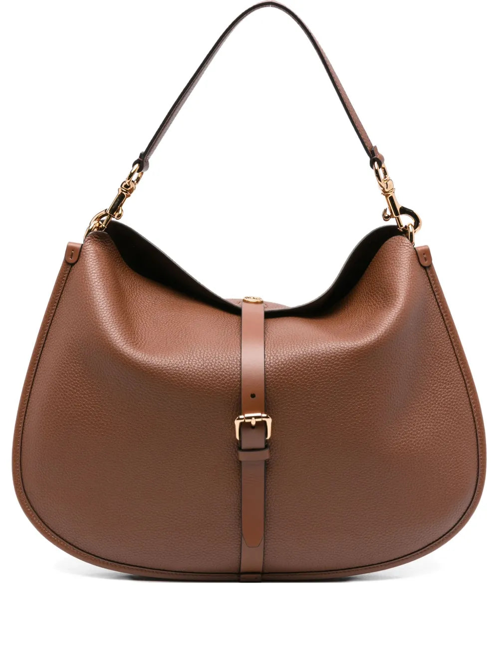 Etro Medium Leather Shoulder Bag — Same as shown — Size One Size — Front View