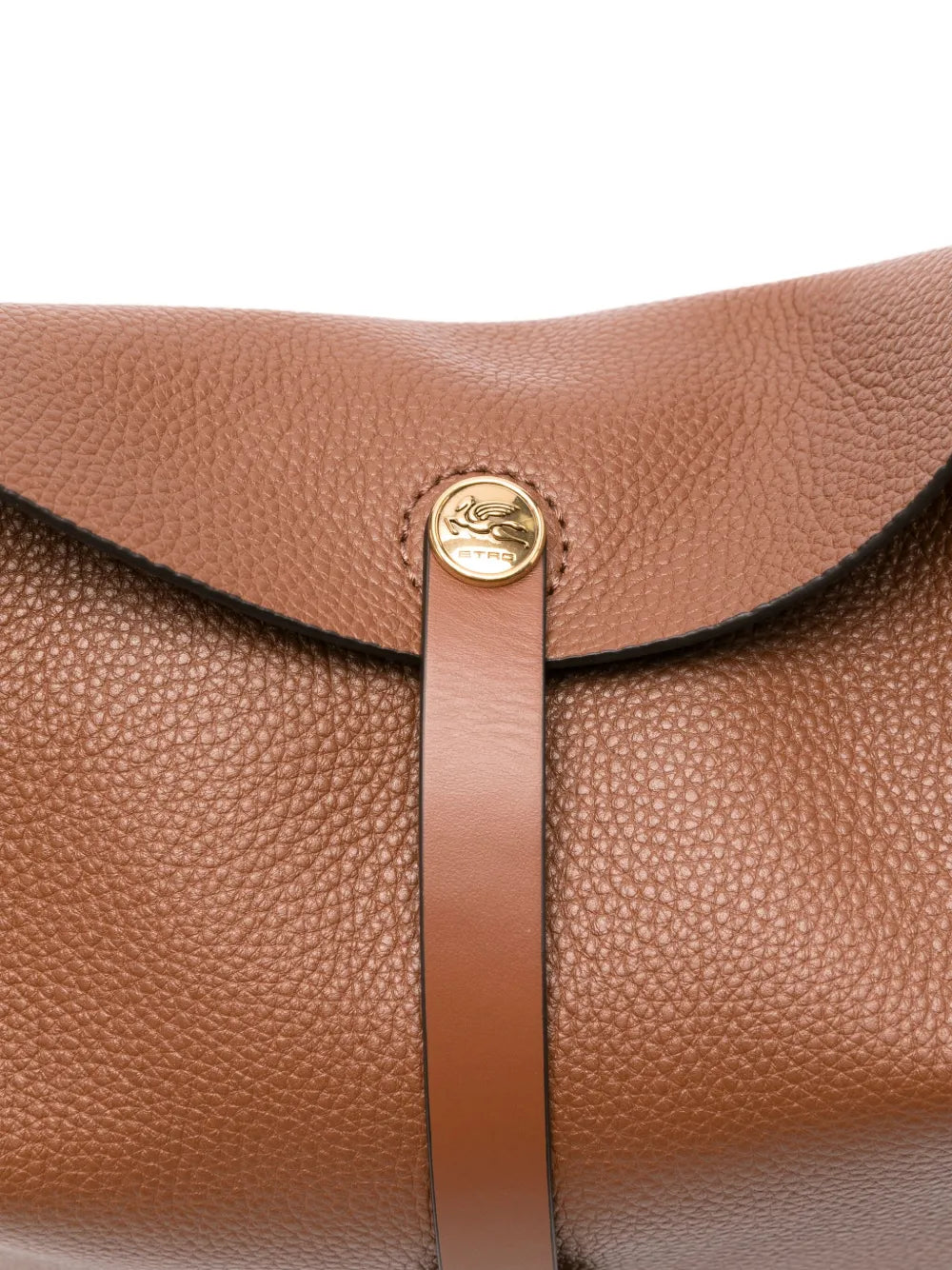 Etro Medium Leather Shoulder Bag — Same as shown — Size One Size — Top View
