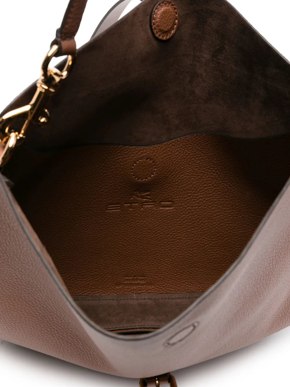 Etro Medium Leather Shoulder Bag — Same as shown — Size One Size — Detail View
