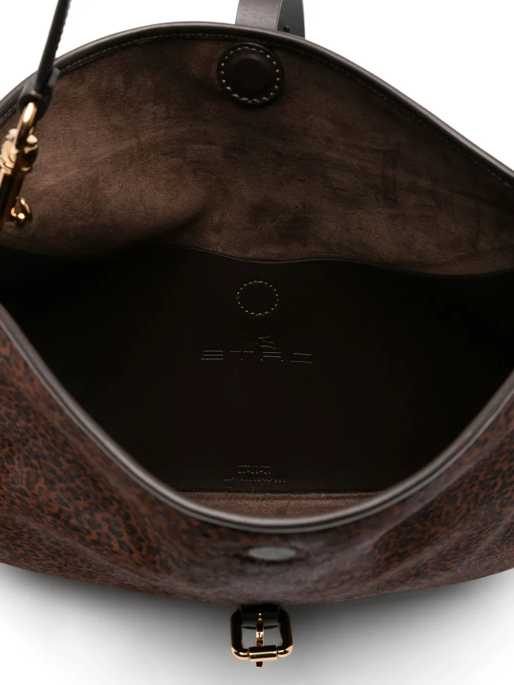 Etro Medium Leopard Print Shoulder Bag — Same as shown — Size One Size — Detail View