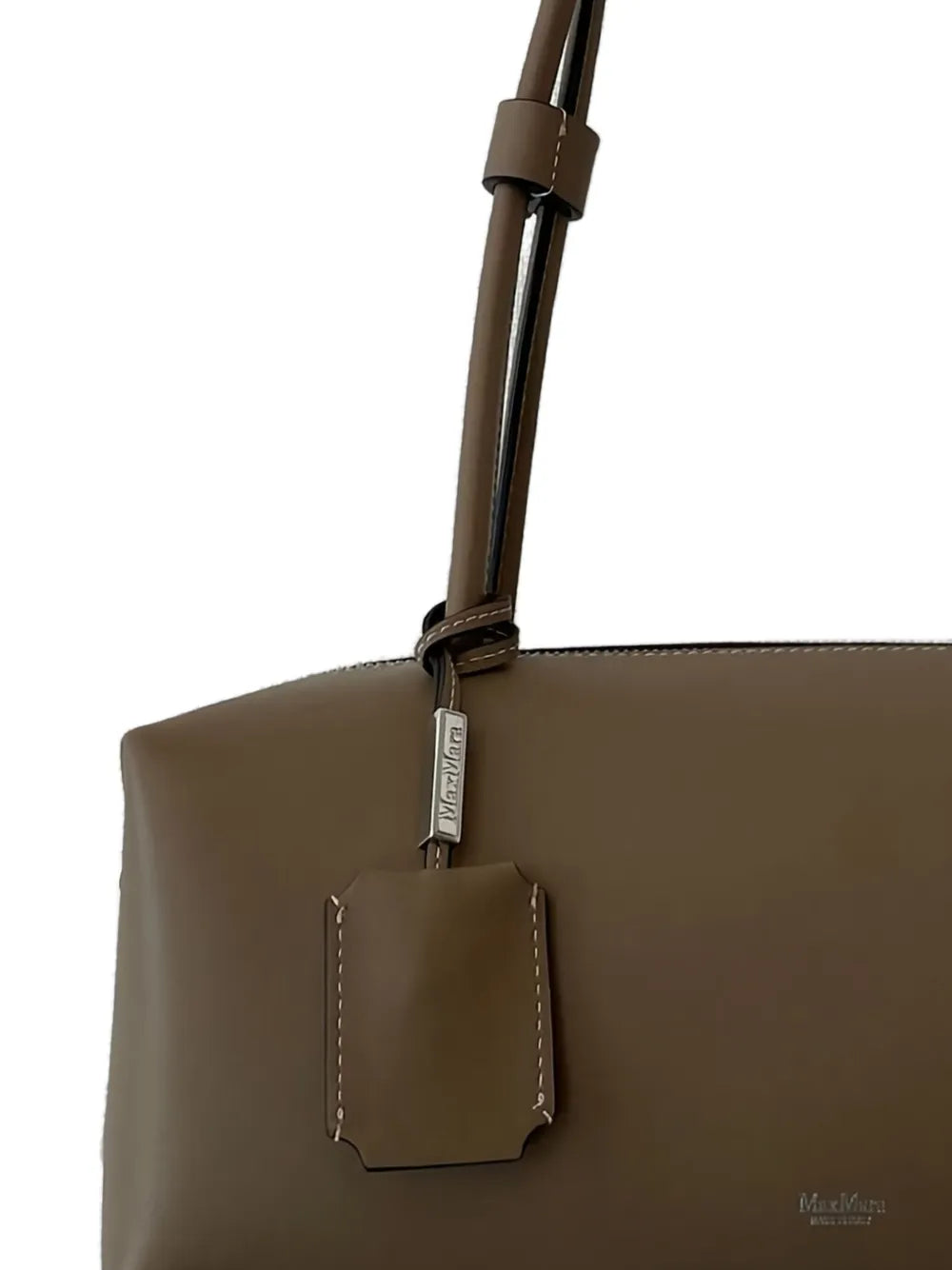Max Mara Leather Top Handles Shoulder Bag — Same as shown — Size One Size — Side View