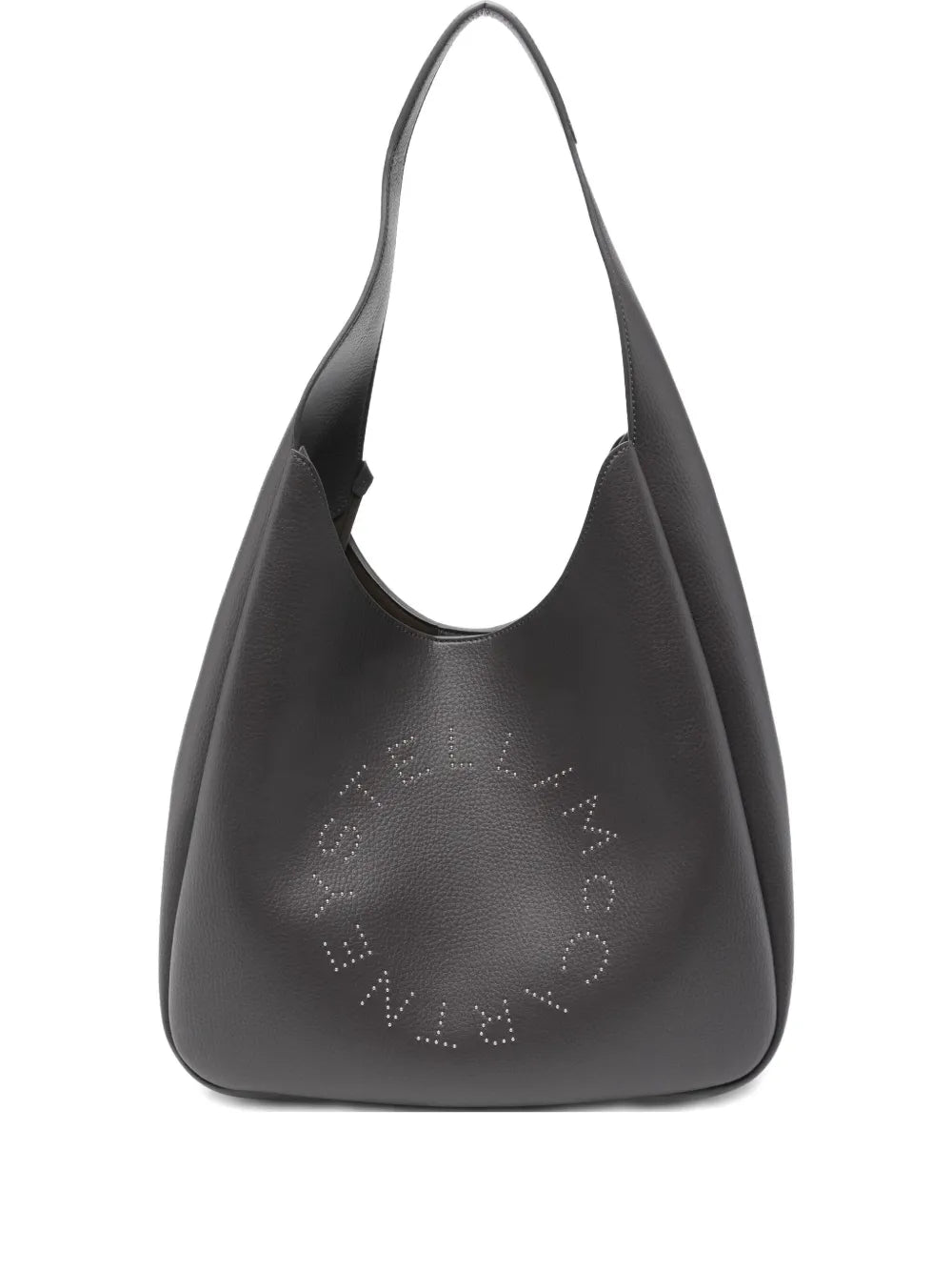 Stella Mccartney Logo Slouchy Hobo Shoulder Bag — Same as shown — Size One Size — Front View