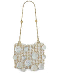 Rabanne 1969 Shell Embellished Chain Mini Bag — Same as shown — Size One Size — Front View