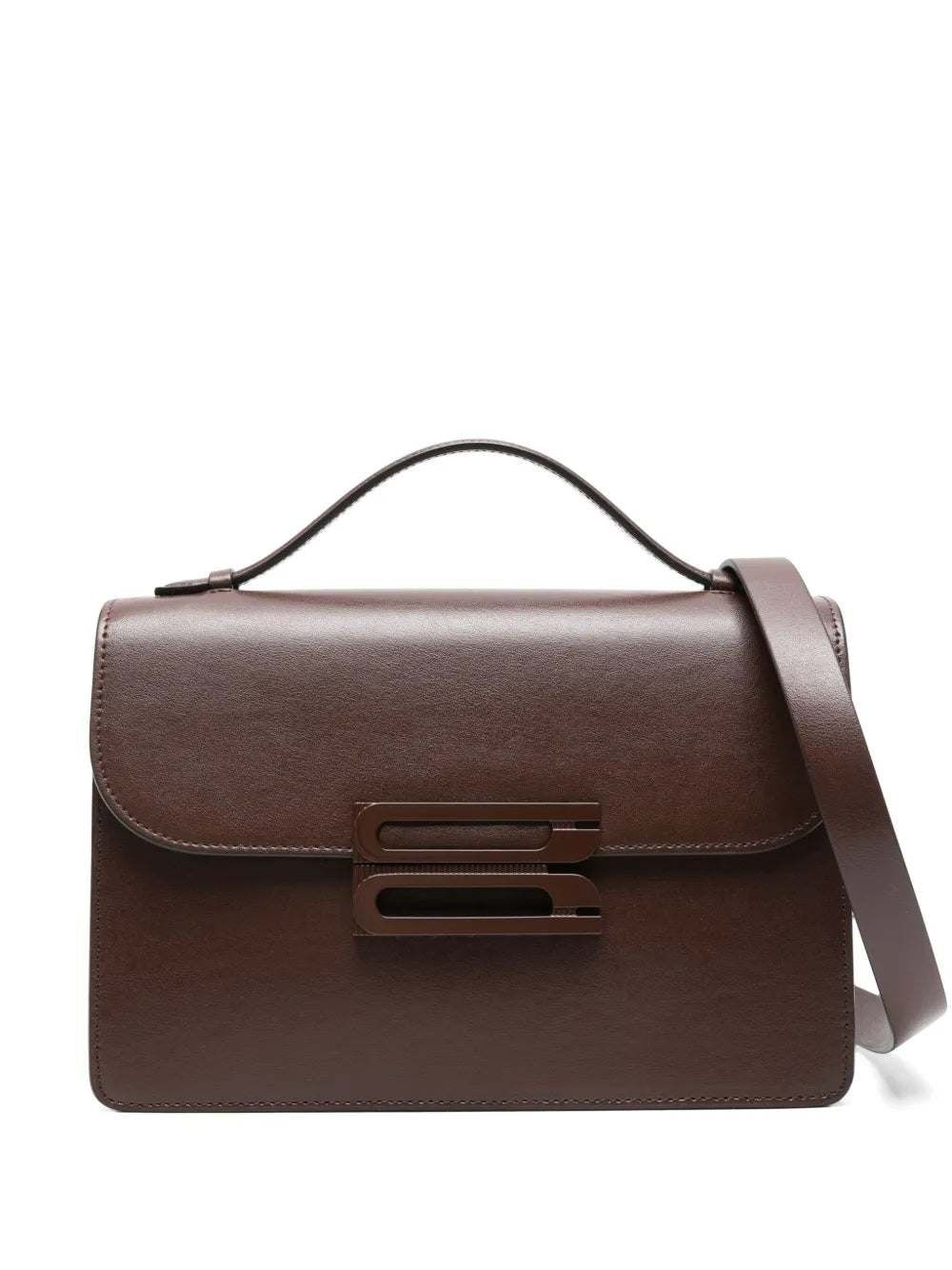 Victoria Beckham Dorian Leather Shoulder Bag — Same as shown — Size One Size — Front View