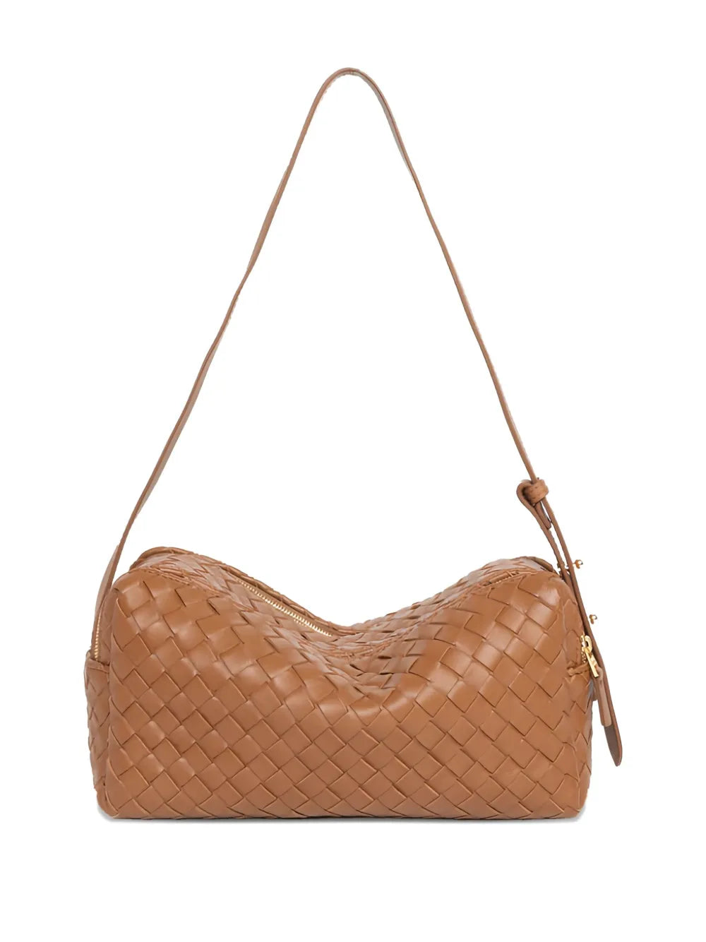 Elleme Small Trousse Woven Leather Shoulder Bag — Same as shown — Size One Size — Side View