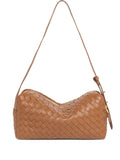 Elleme Small Trousse Woven Leather Shoulder Bag — Same as shown — Size One Size — Front View