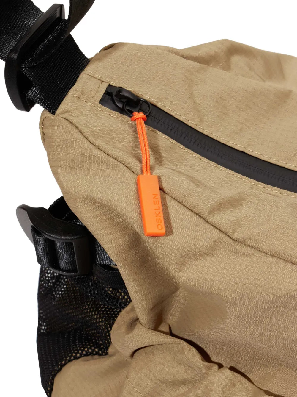 Osklen Split Drawstring Split Panel Shoulder Bag — Same as shown — Size One Size — Top View