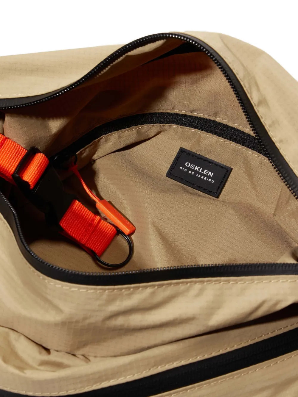 Osklen Split Drawstring Split Panel Shoulder Bag — Same as shown — Size One Size — Detail View