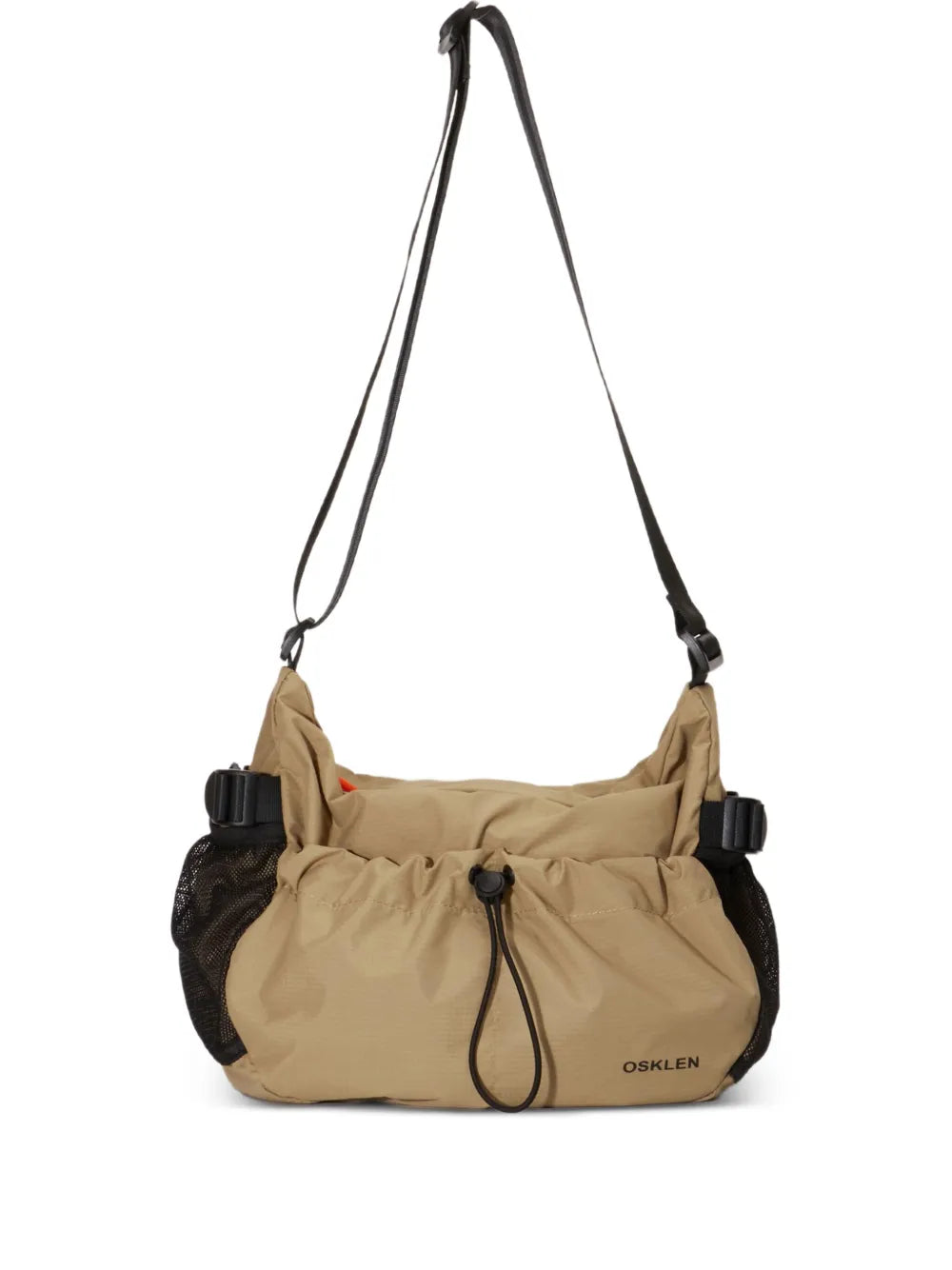 Osklen Split Drawstring Split Panel Shoulder Bag — Same as shown — Size One Size — Front View