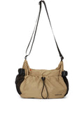 Osklen Split Drawstring Split Panel Shoulder Bag — Same as shown — Size One Size — Front View