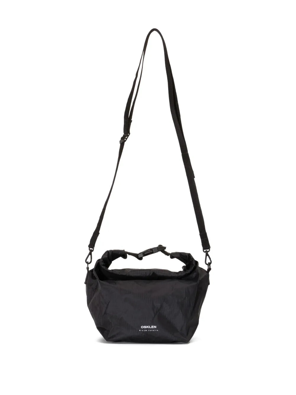Osklen Zipped Pocket Buckle Fastening Shoulder Bag — Same as shown — Size One Size — Back View