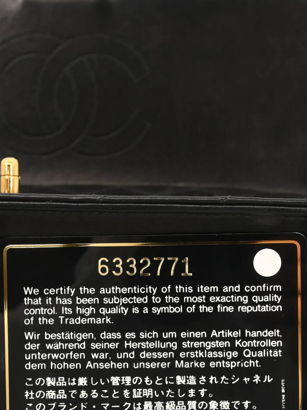 Chanel Pre Owned 2000 Medium Half Flap Shoulder Bag — Same as shown — Size One Size — Lifestyle View