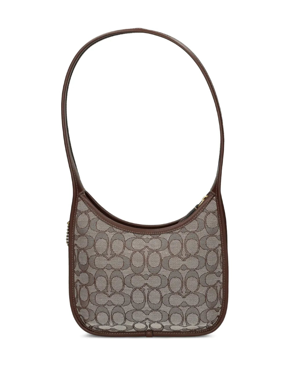 Coach Monogram Pattern Shoulder Bag — Same as shown — Size One Size — Side View