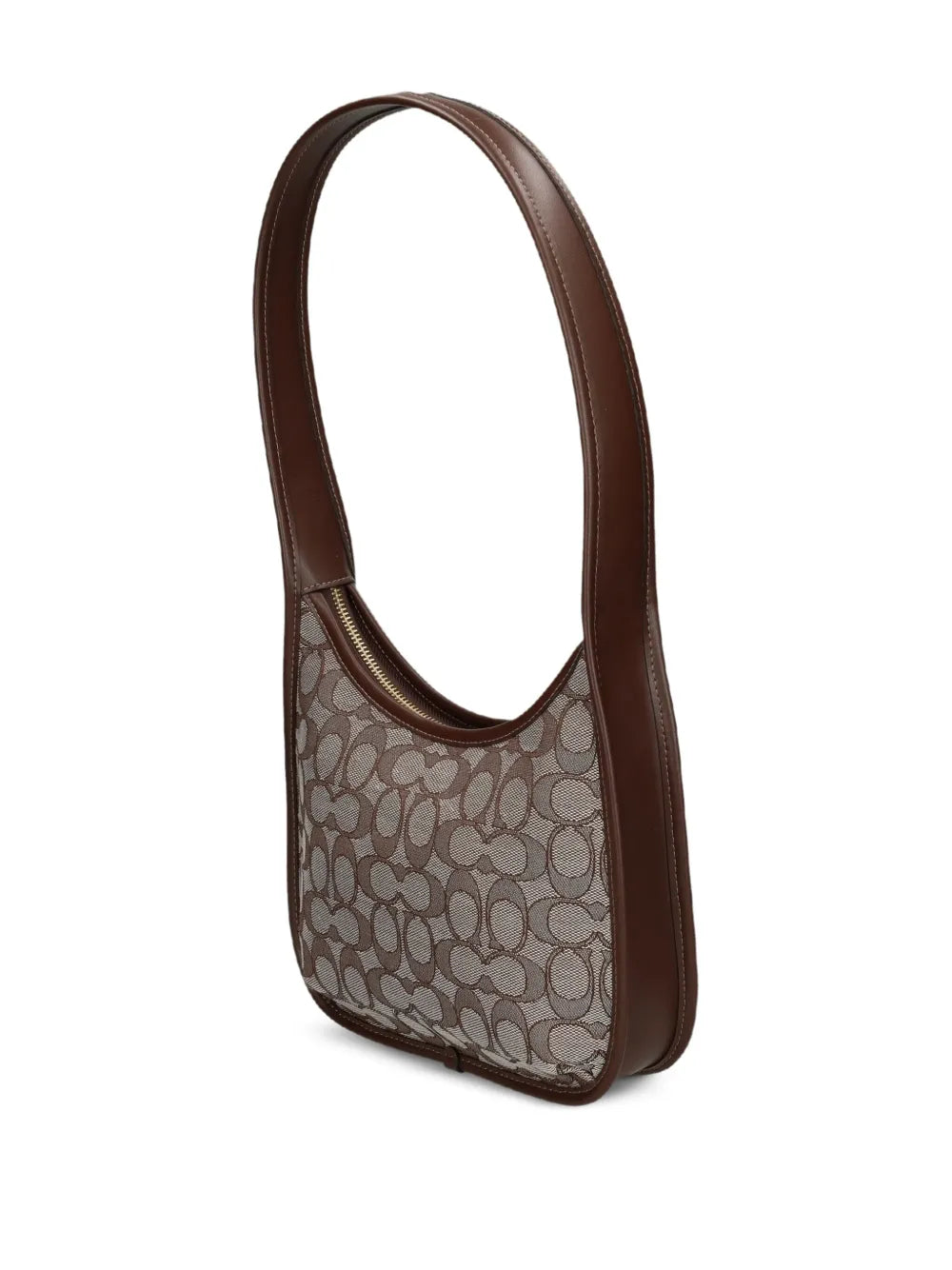 Coach Monogram Pattern Shoulder Bag — Same as shown — Size One Size — Back View