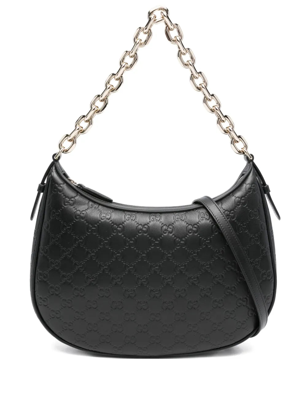 Gucci Gg Pattern Chain Strap Bag — Same as shown — Size One Size — Front View