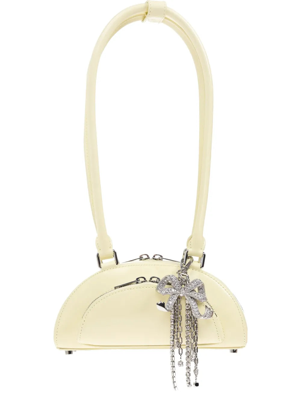 Self Portrait Leather Charm Detail Shoulder Bag — Same as shown — Size One Size — Front View