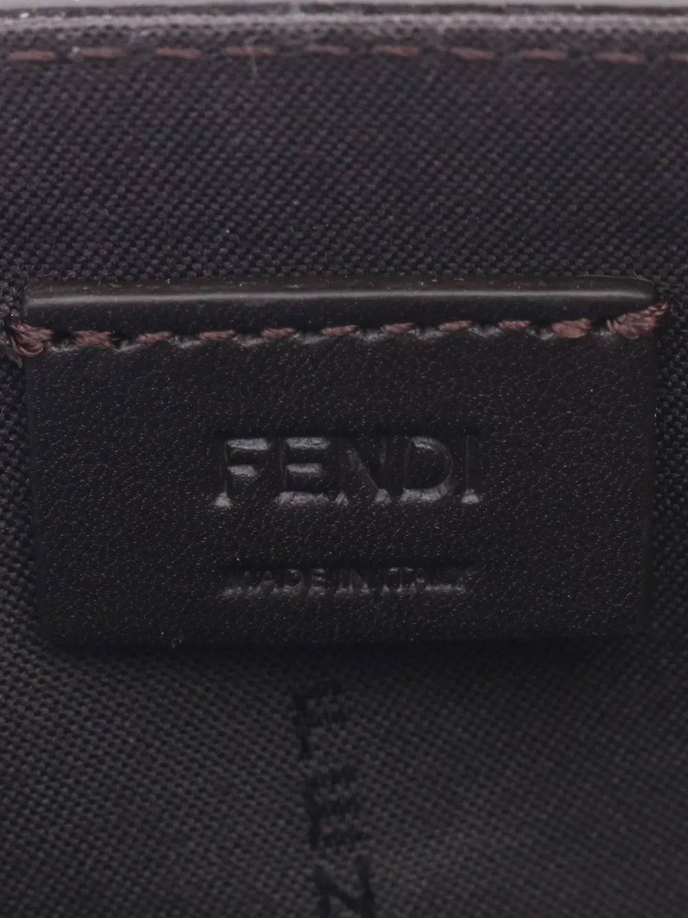 Fendi Pre Owned 2020S Ff Squared Compact Leather Shoulder Bag — Same as shown — Size One Size — Top View