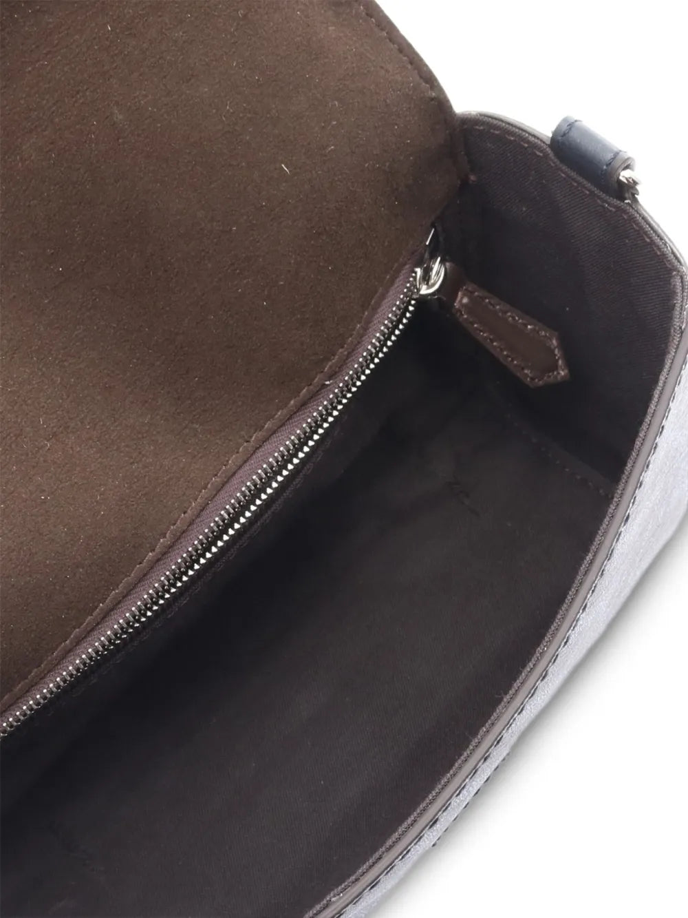 Fendi Pre Owned 2020S Ff Squared Compact Leather Shoulder Bag — Same as shown — Size One Size — Back View
