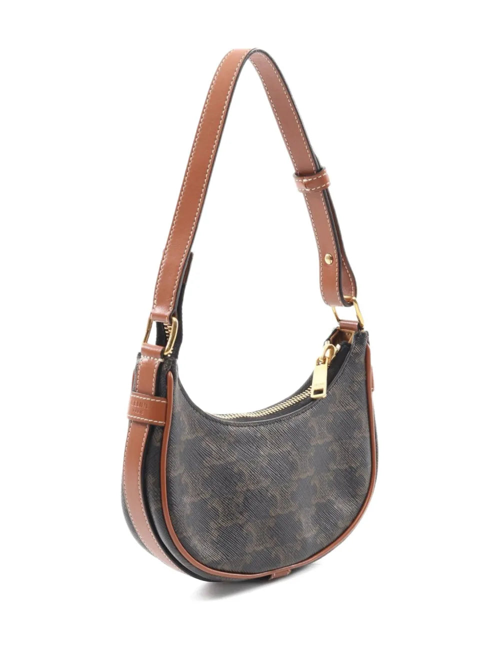 Celine Pre Owned 2010S Ava Mini Triomphe Shoulder Bag — Same as shown — Size One Size — Side View