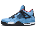 Travis Scott x Air Jordan 4 Houston Oilers Cactus Jack — UK 3 | EU 35.5 | US 3.5 — Front View