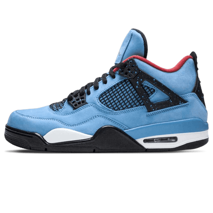Travis Scott x Air Jordan 4 Houston Oilers Cactus Jack — UK 3 | EU 35.5 | US 3.5 — Front View