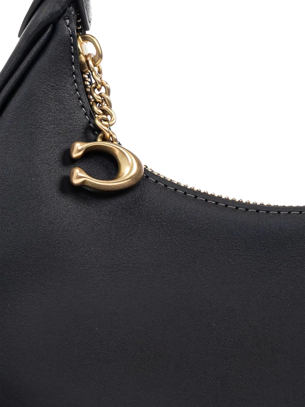 Coach Leather Shoulder Bag — Same as shown — Size One Size — Detail View
